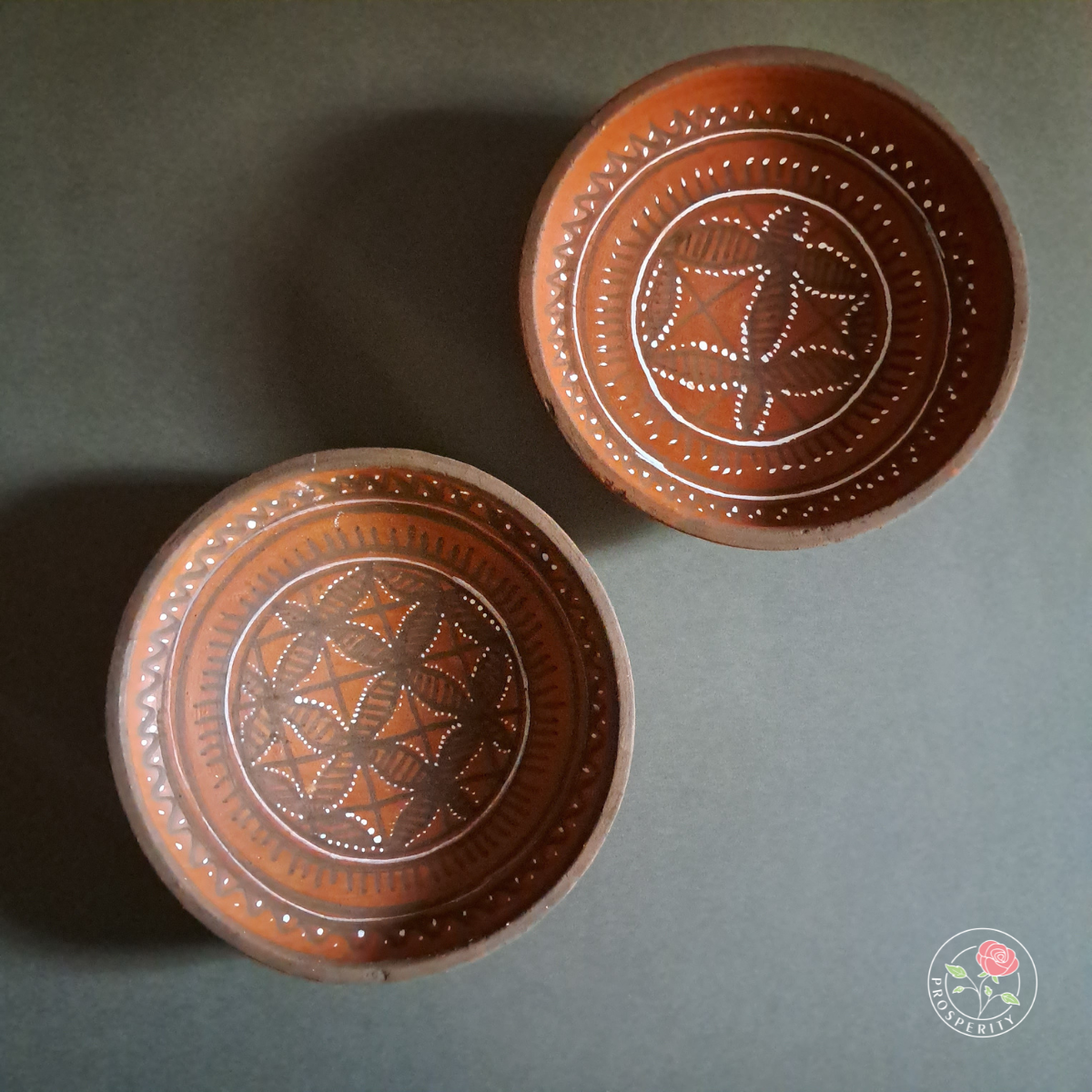 Khavda Plates - Set of 2. Design 3