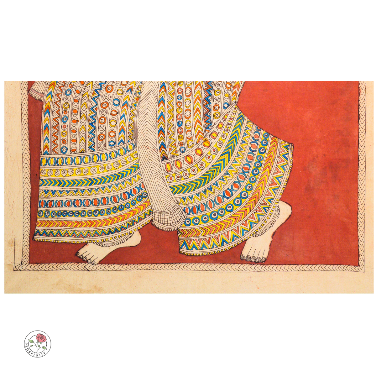 Matsya - Mata ni Pachedi - 84 Inch W * 48 Inch