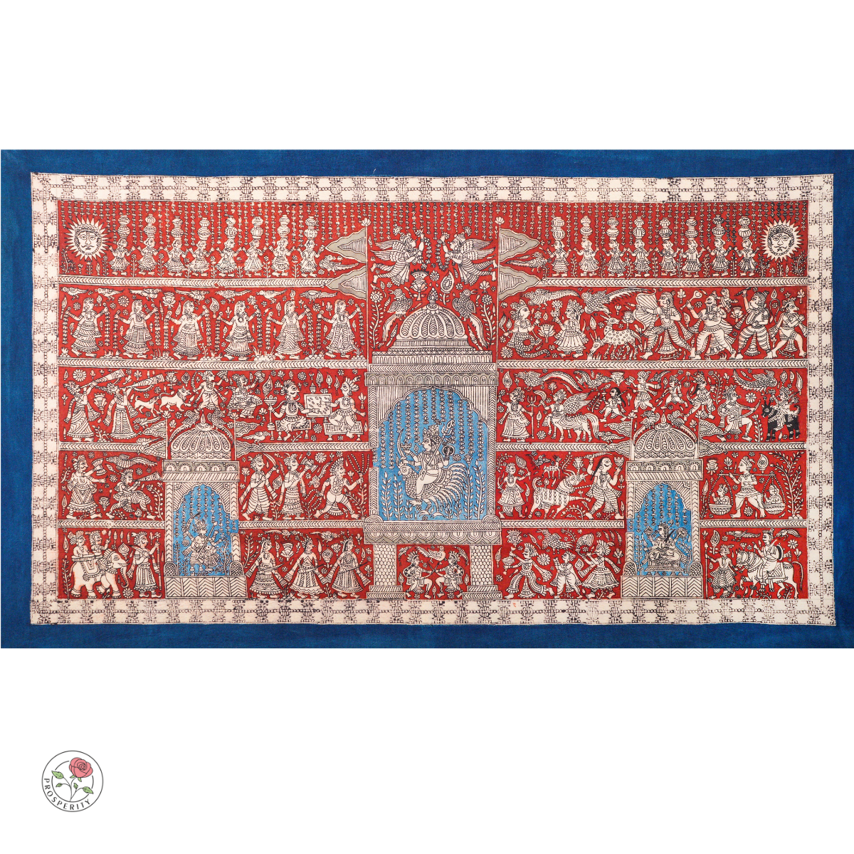 Matsya - Mata ni Pachedi - 84 Inch W * 48 Inch