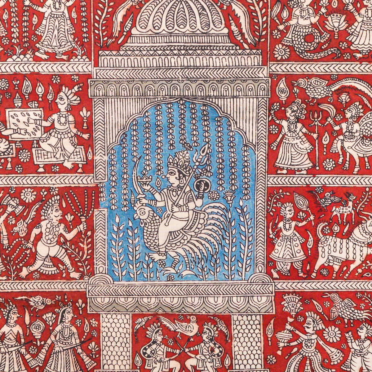 Vandevi - Mata ni Pachedi - 42 Inch W * 80 Inch H