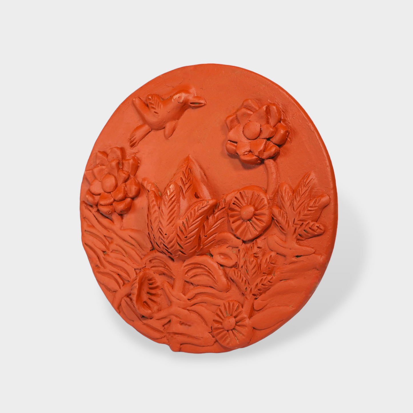 Molela Wall Plate - Lotus Size: 9"