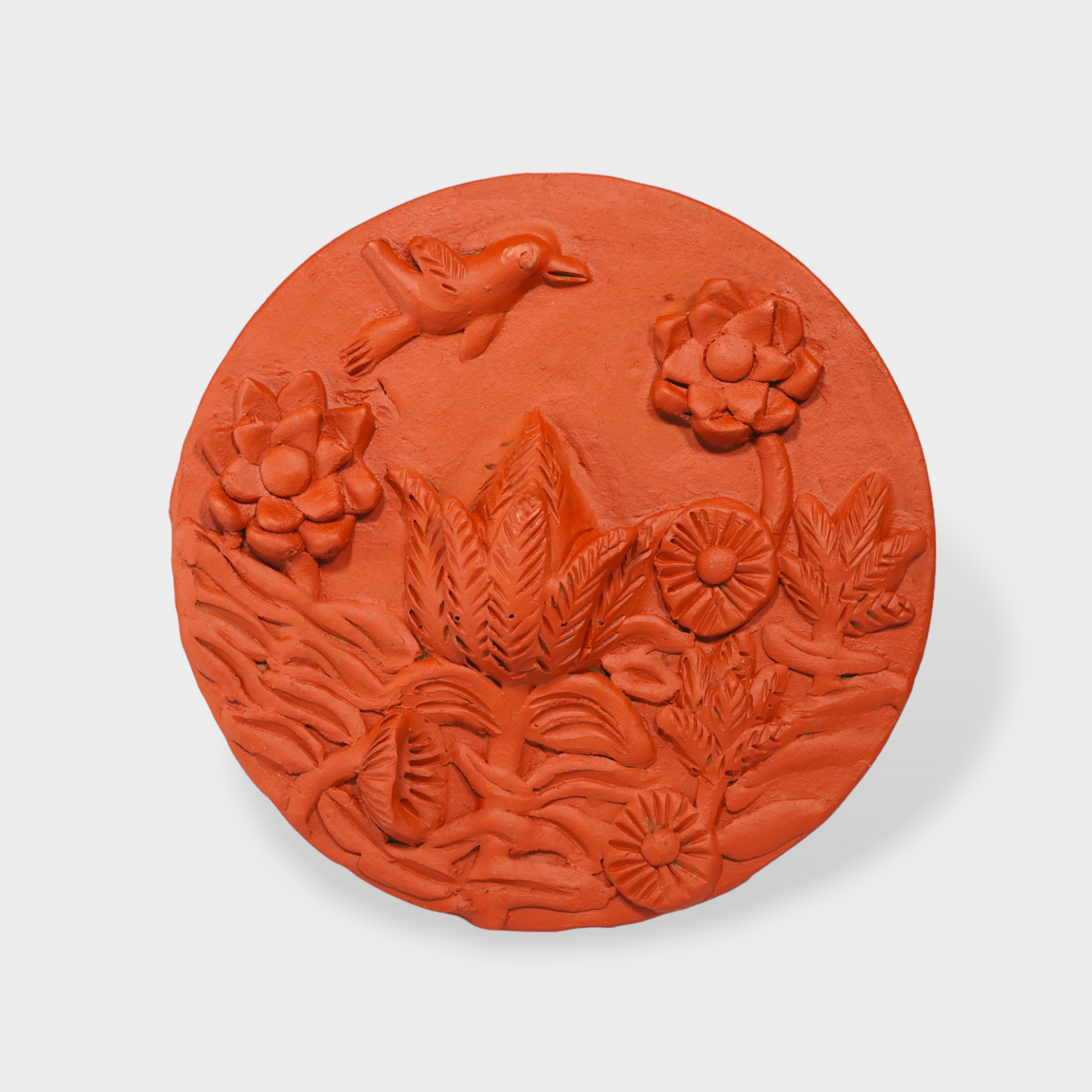 Molela Wall Plate - Lotus Size: 9"
