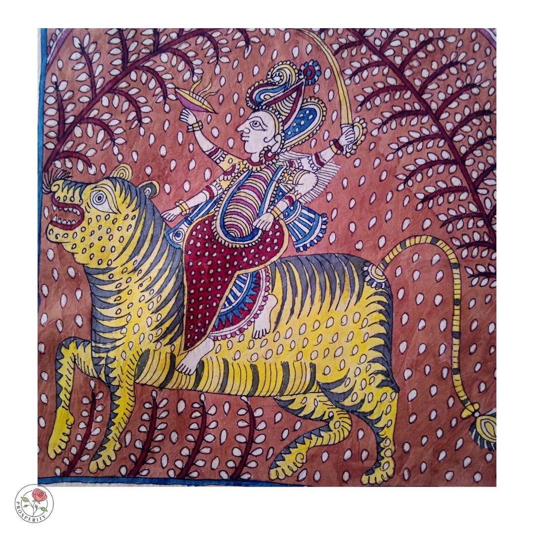 Maa Amba - Mata ni Pachedi Painting