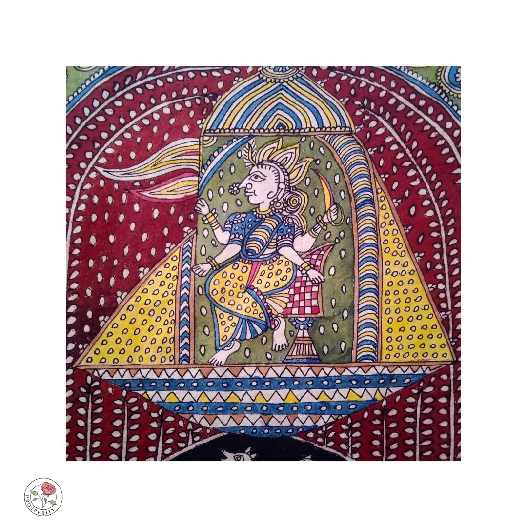 Guard of Sea farers - Mata ni Pachedi Painting