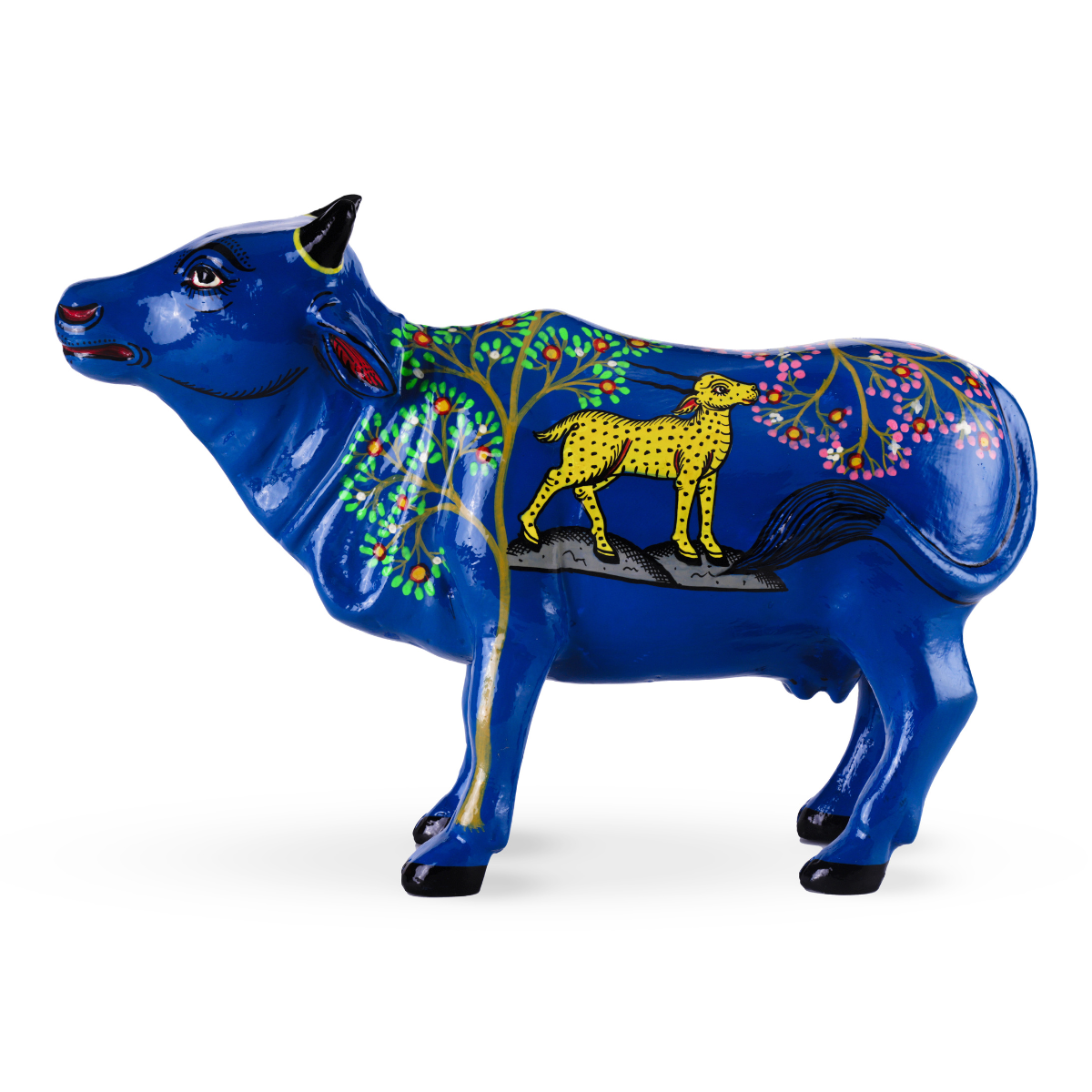 Neeli Gaay Pattachitra Cow Curio