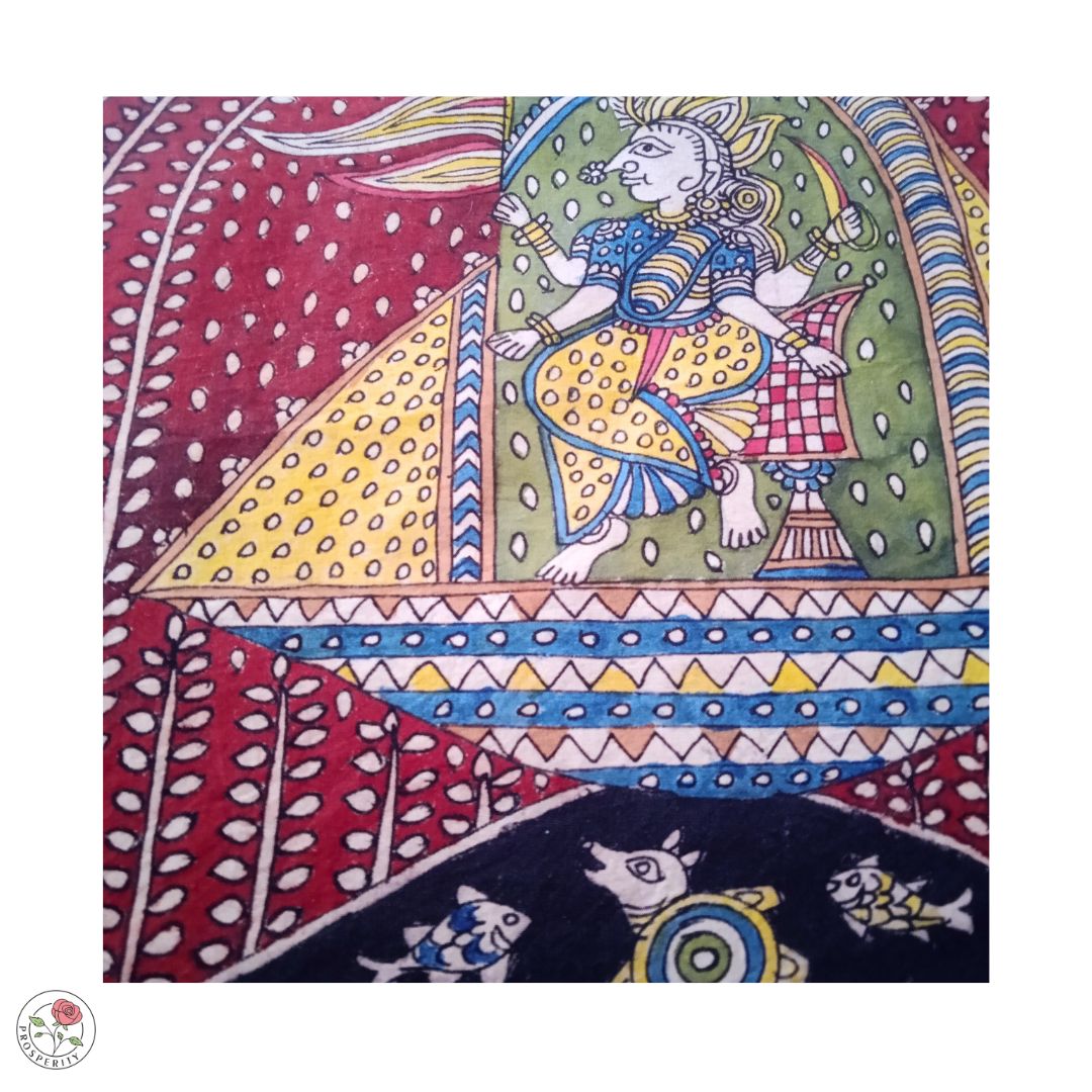 Guard of Sea farers - Mata ni Pachedi Painting