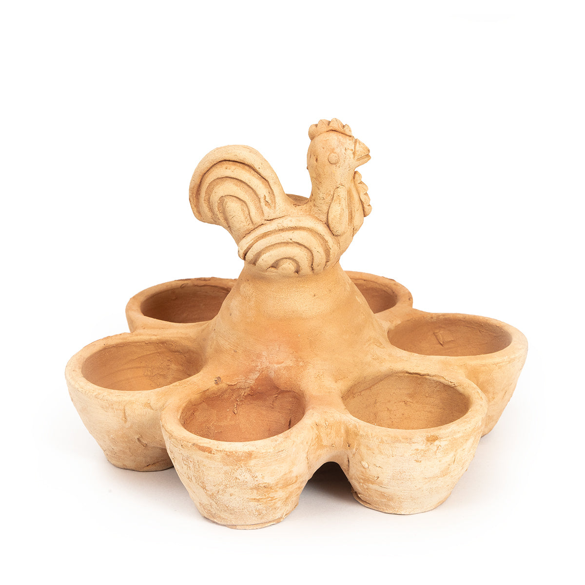 Terracotta Hen Egg Holder