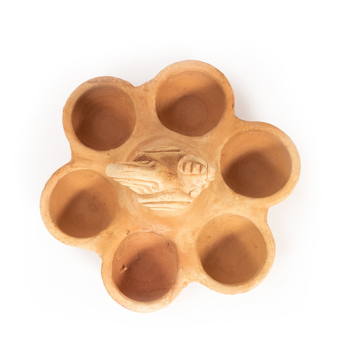 Terracotta Hen Egg Holder