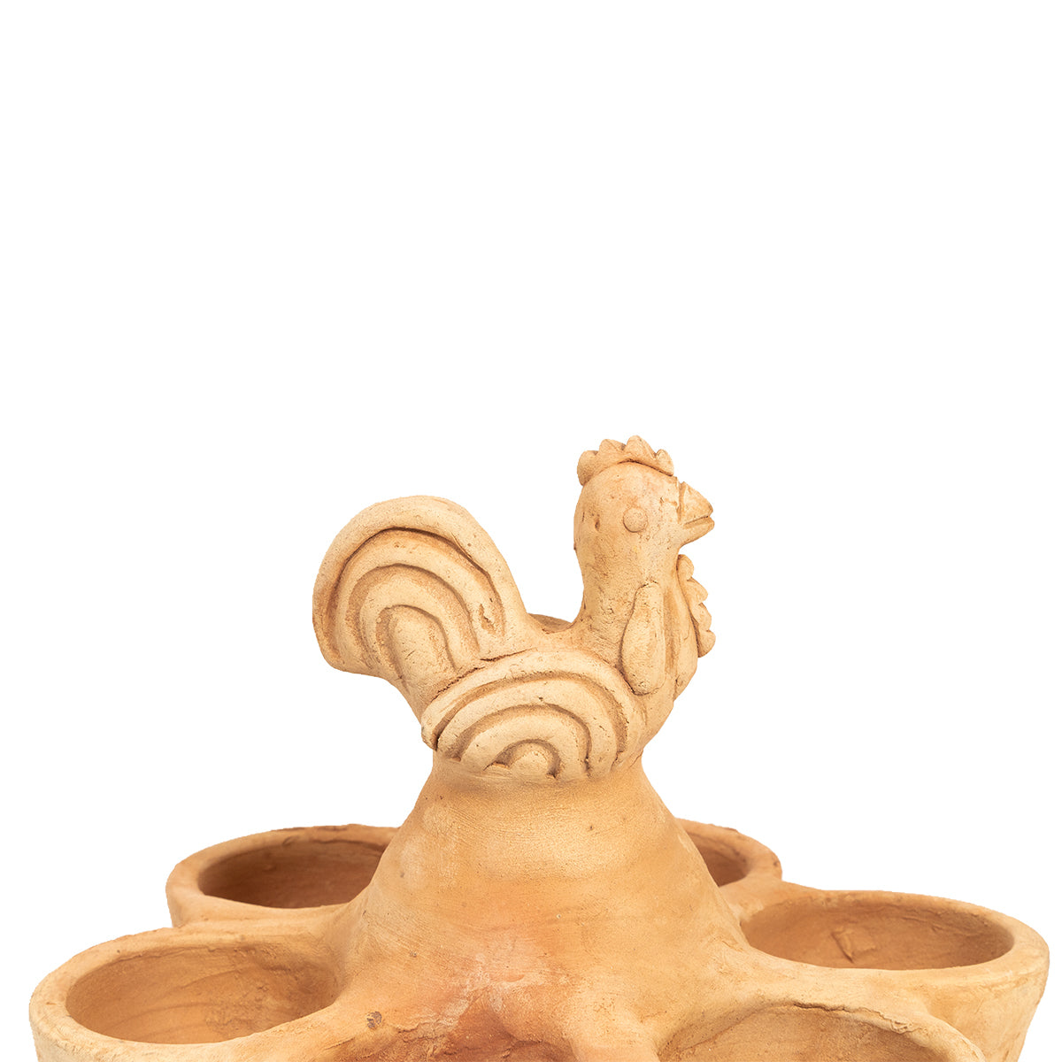 Terracotta Hen Egg Holder