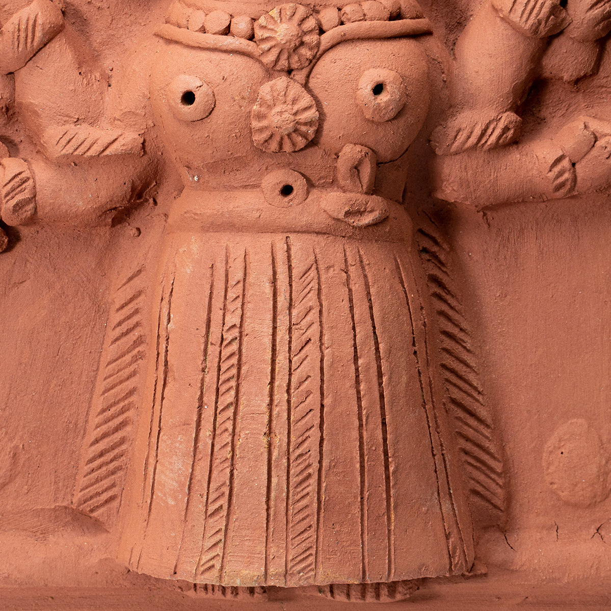 Terracotta Standing Goddess Panel