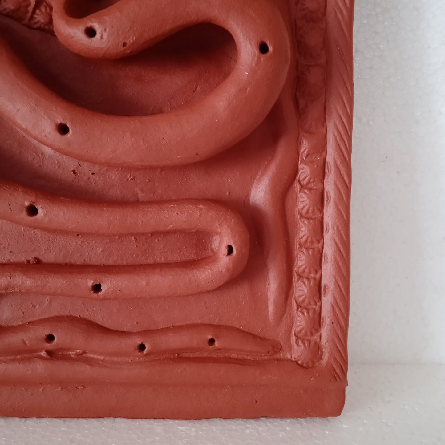 Nagraja Five Hooded - Terracotta Plaque
