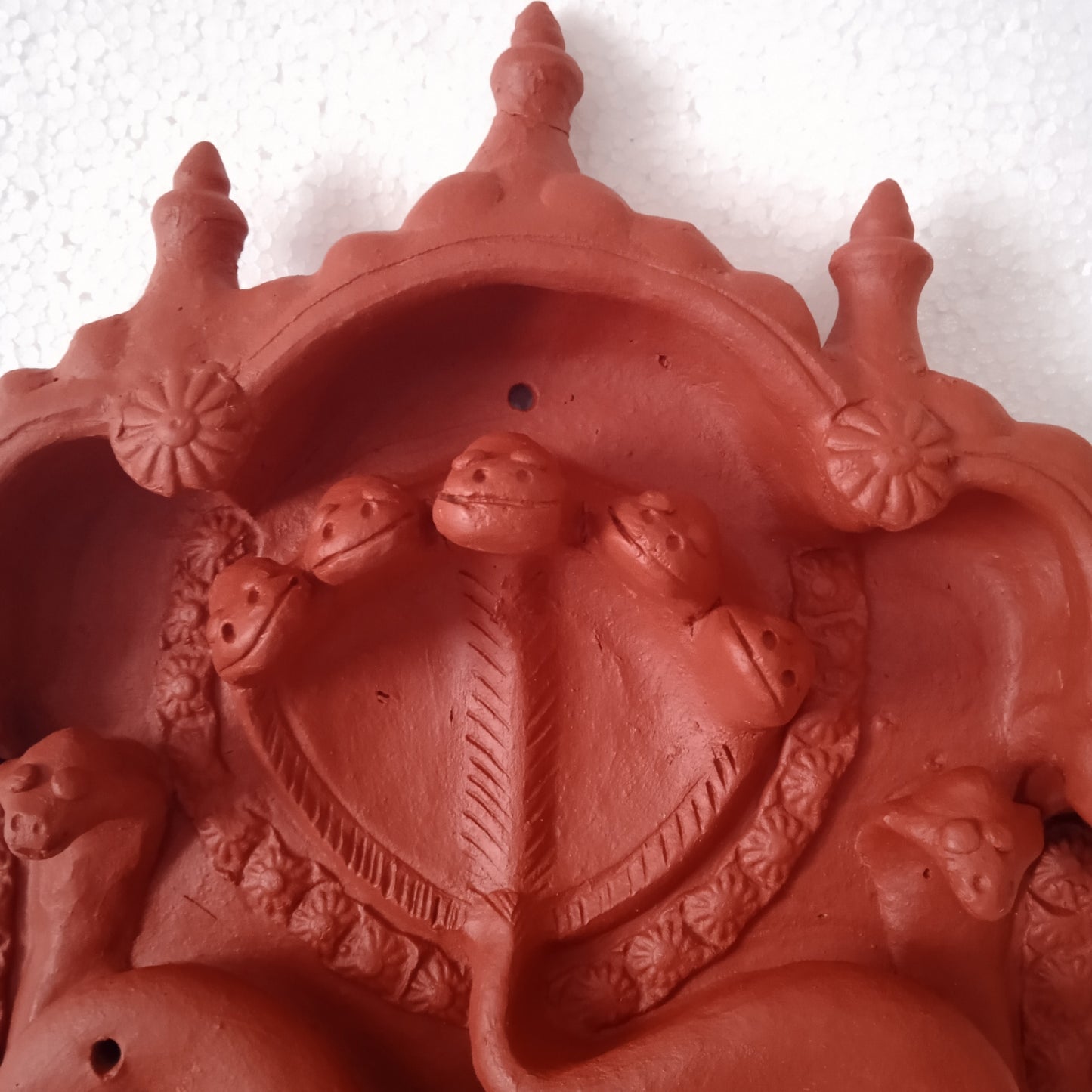 Nagraja Five Hooded - Terracotta Plaque