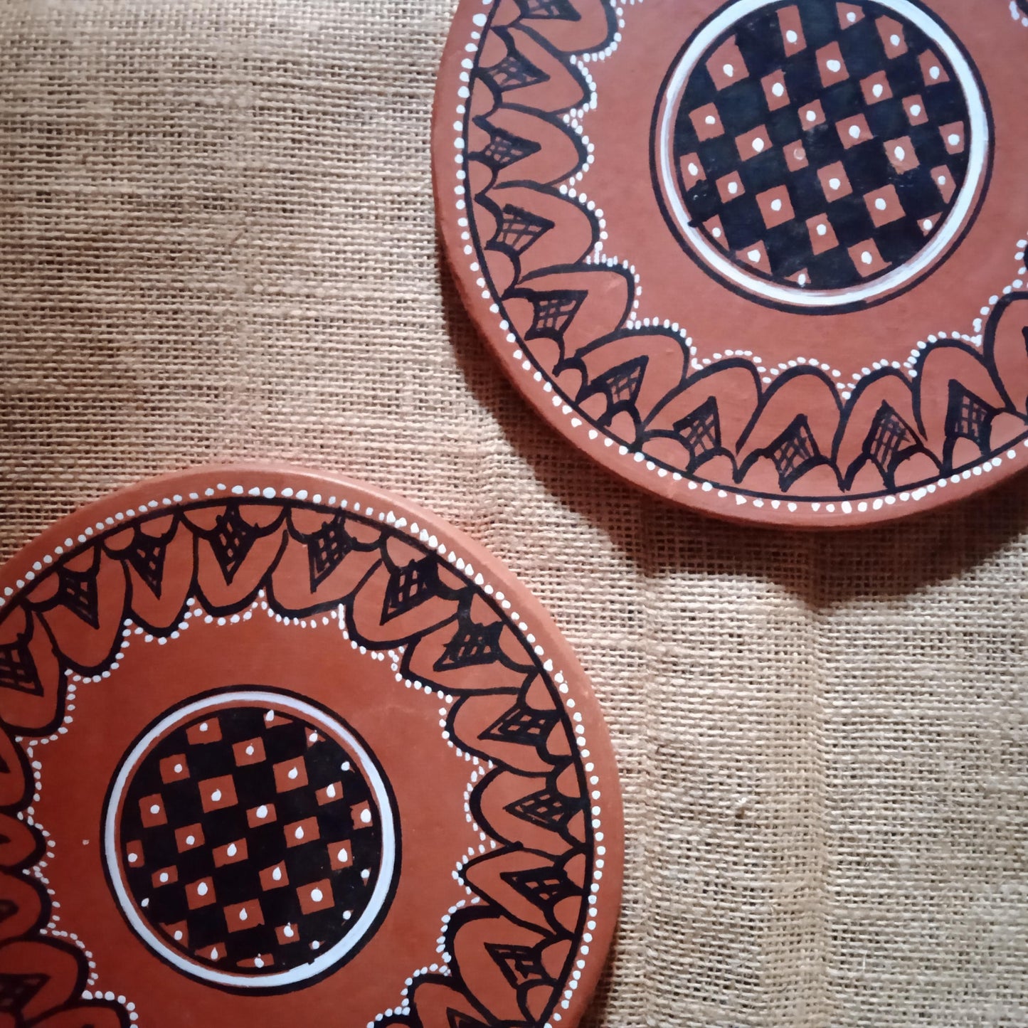 Gundiyali Terracotta Trivet 2 - Set of 2