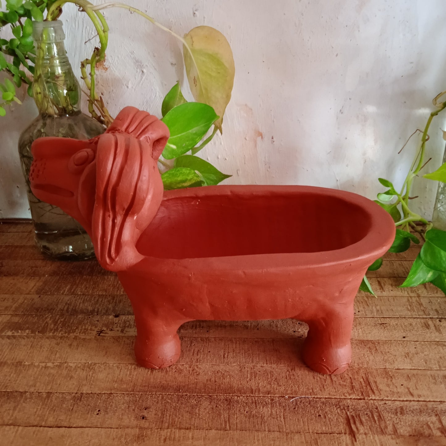 Dachshund Dog Planter