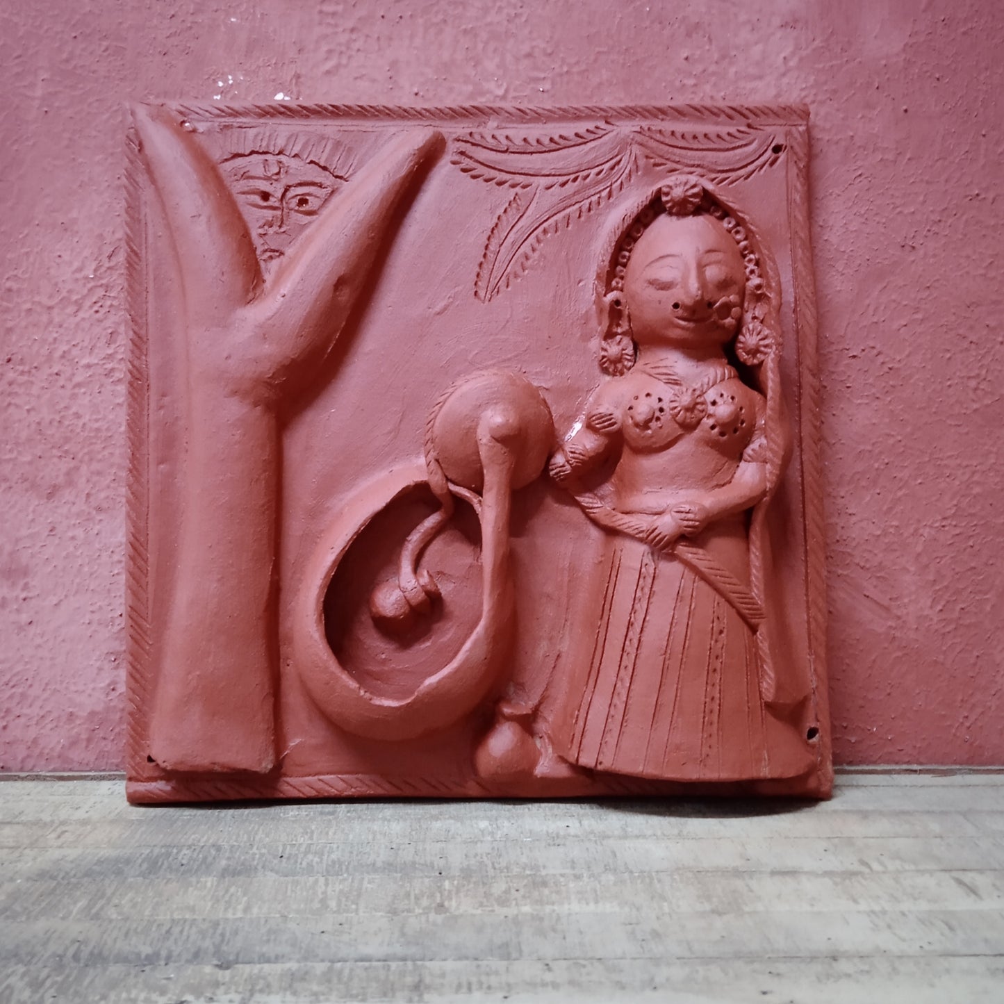 Terracotta a Lady at the well
