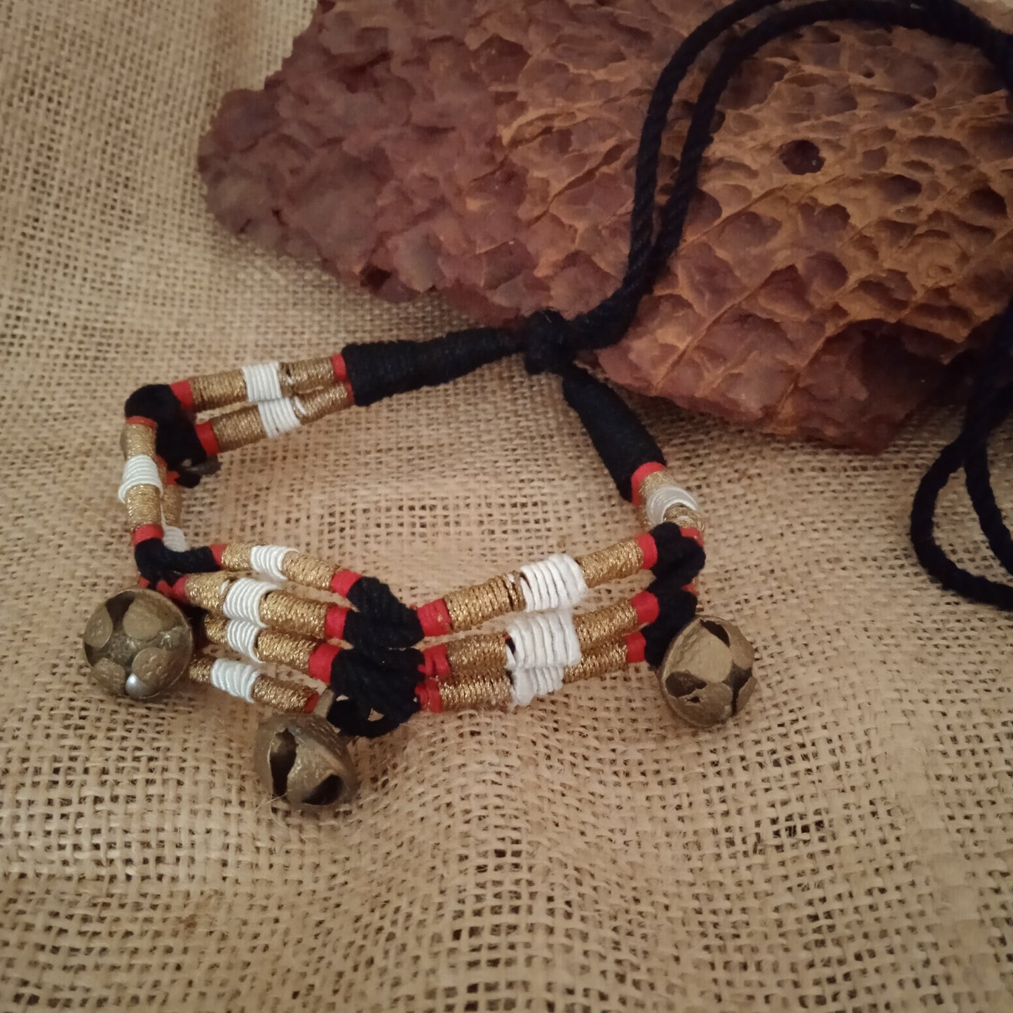 Ghungroo Choker - Black