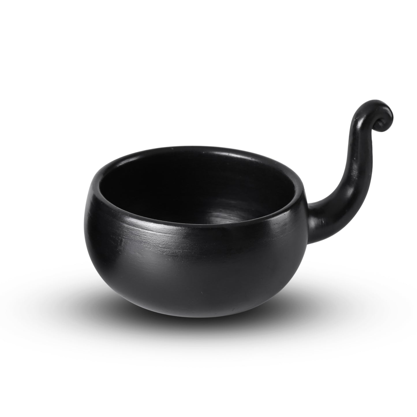 Black Pottery Terracotta Swan Cup (200 ML)