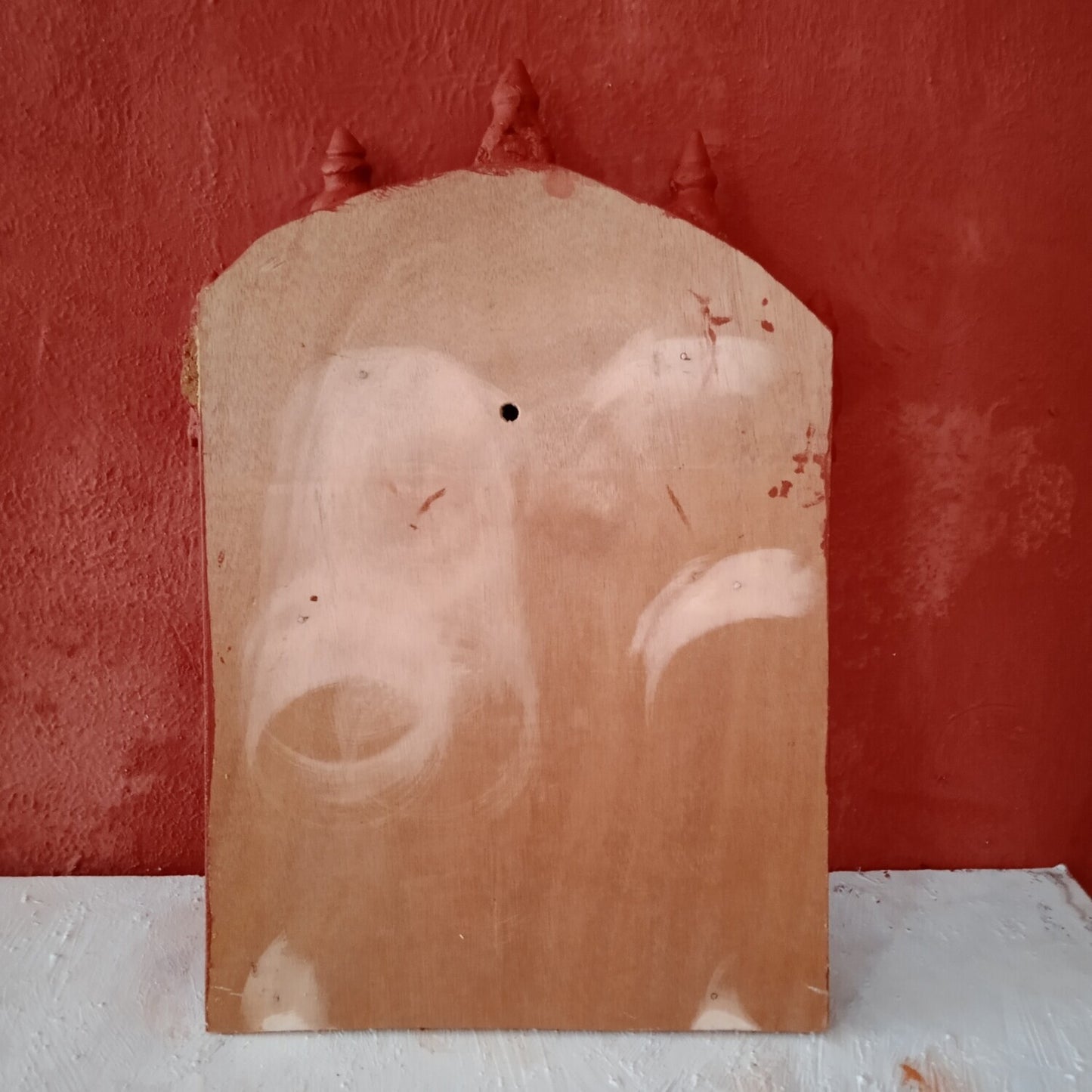 Goddess with a Baby - Terracotta Plaque 18" H