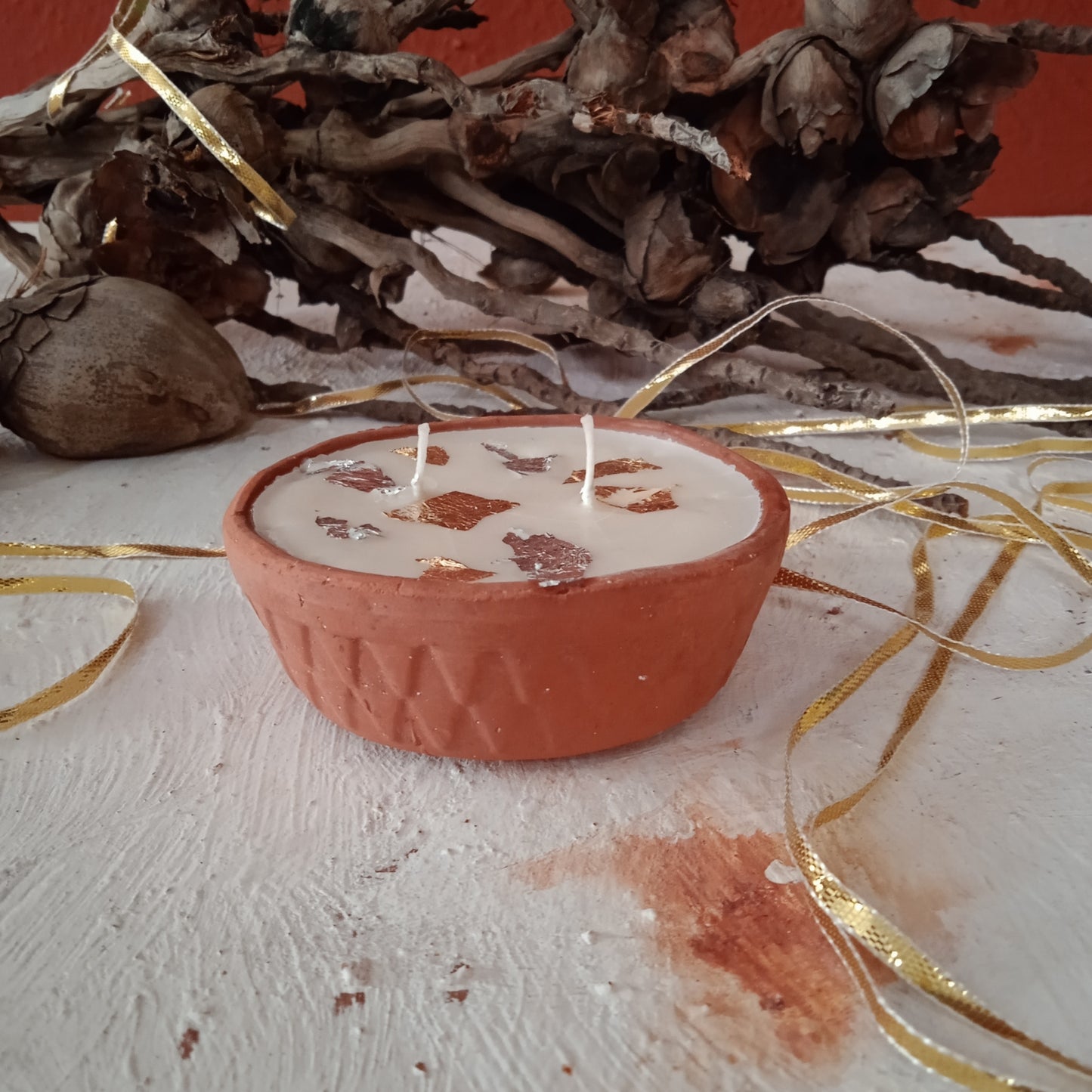Round Diya Candle - 1 pc