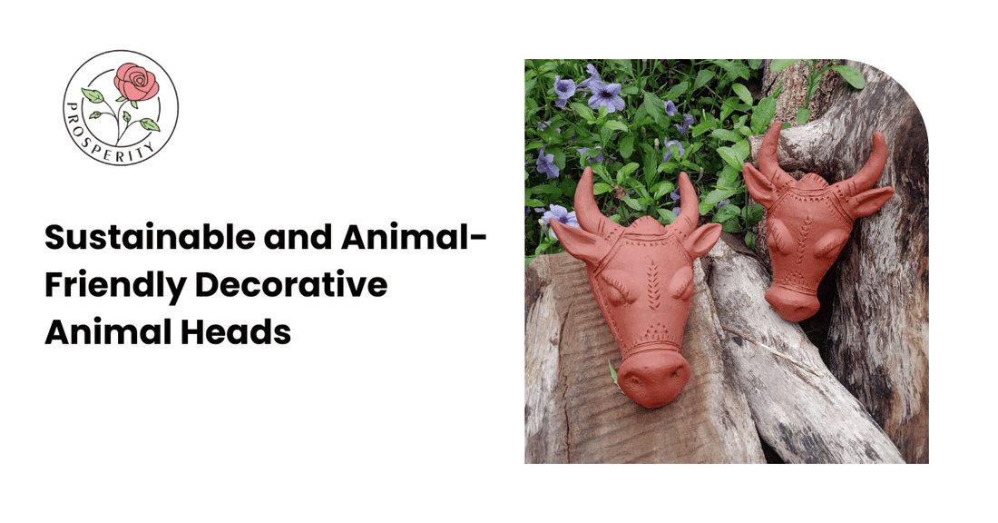 Sustainable and Animal-Friendly Decorative Animal Heads