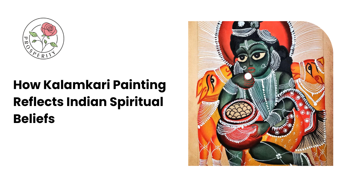 How Kalamkari Painting Reflects Indian Spiritual Beliefs