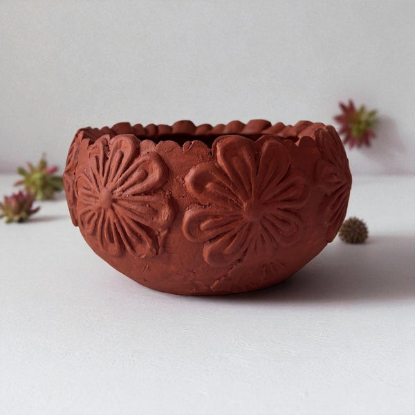 Handmade Terracotta Flower  Planter