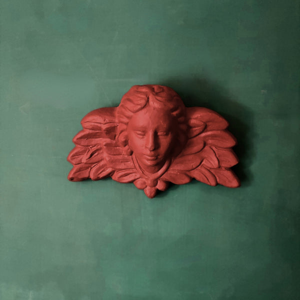 Handcrafted Terracotta Angel Wall Hanging