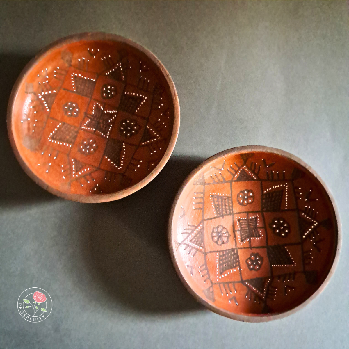 Khavda Plates - Set of 2. Design 2