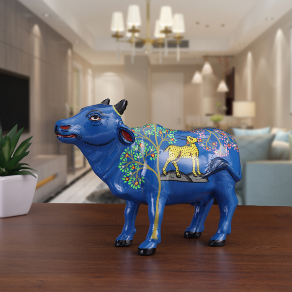 Neeli Gaay Pattachitra Cow Curio