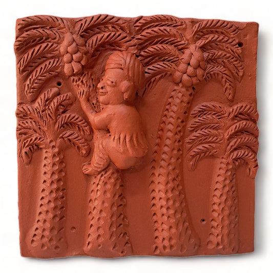 Coconut Vendor - Terracotta Panel