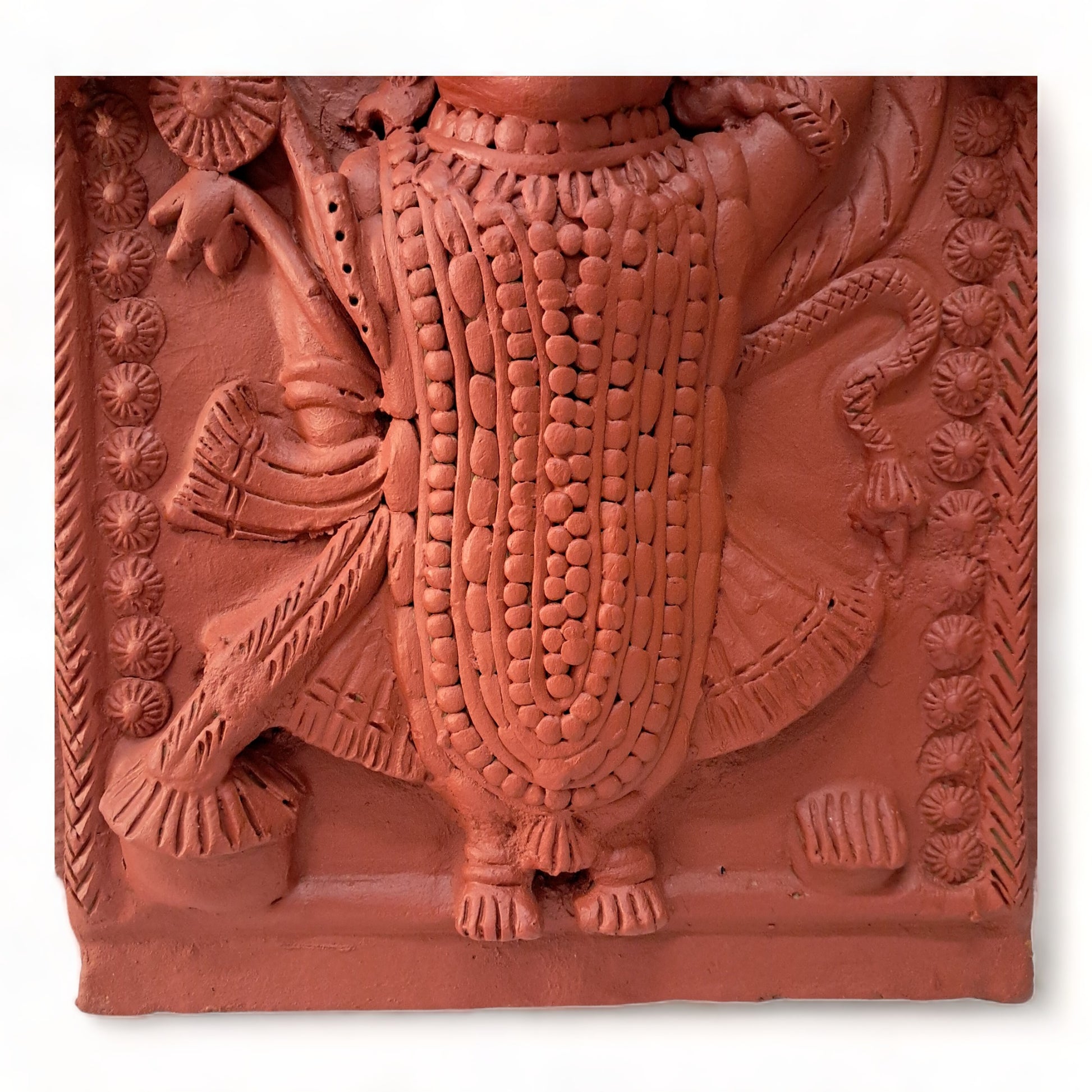 Shreenath ji - Molela Terracotta Plaque 20" H