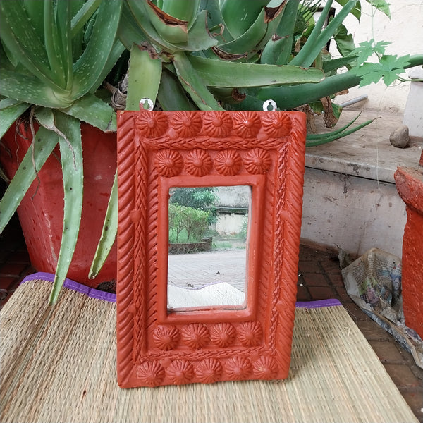 Molela Terracotta Mirror