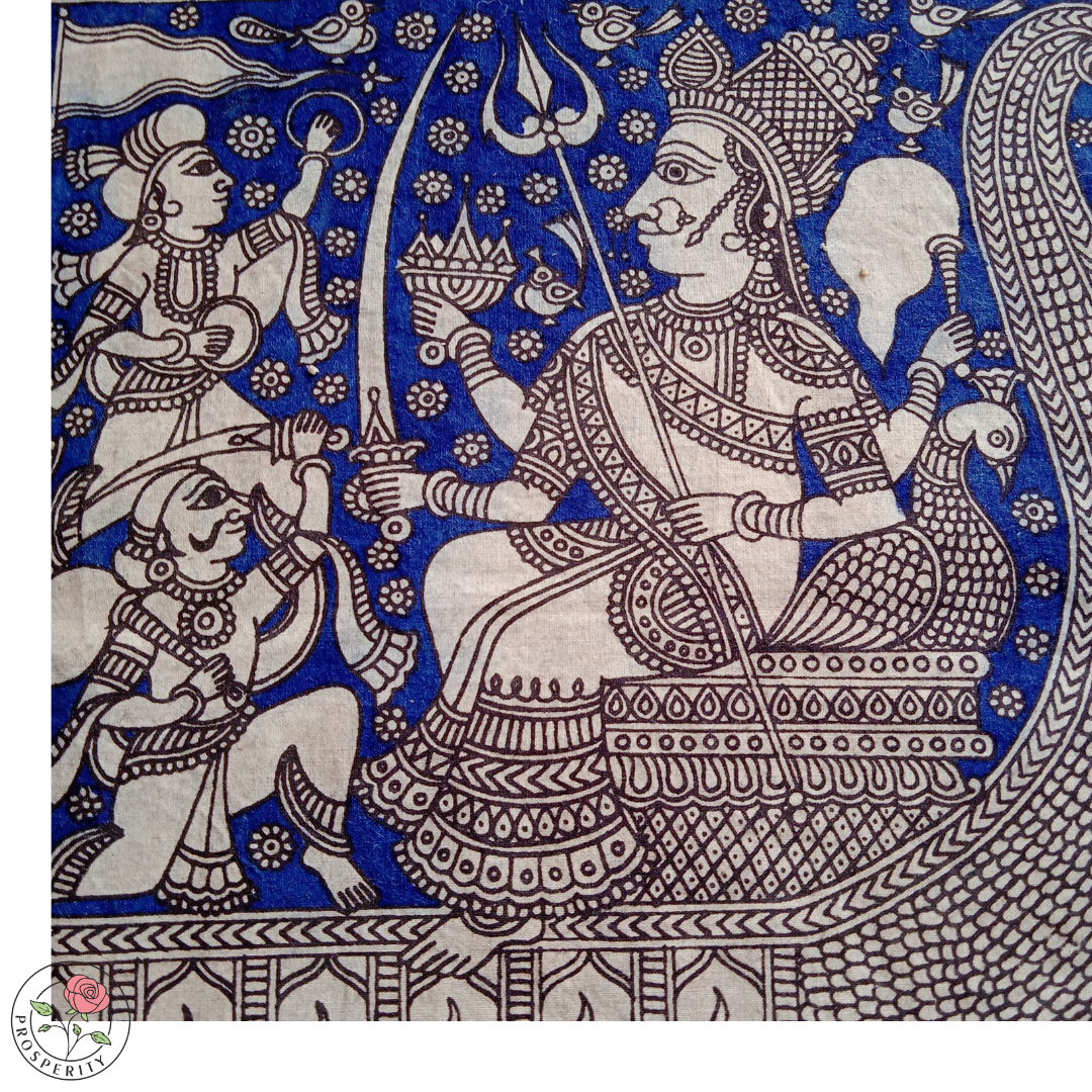 Seafarer's Goddess - Vahanvati Maa - Mata ni Pachedi Painting