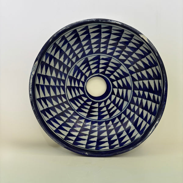 Blue Pottery Indigo Blue Lamp Shade – Not So Perfect