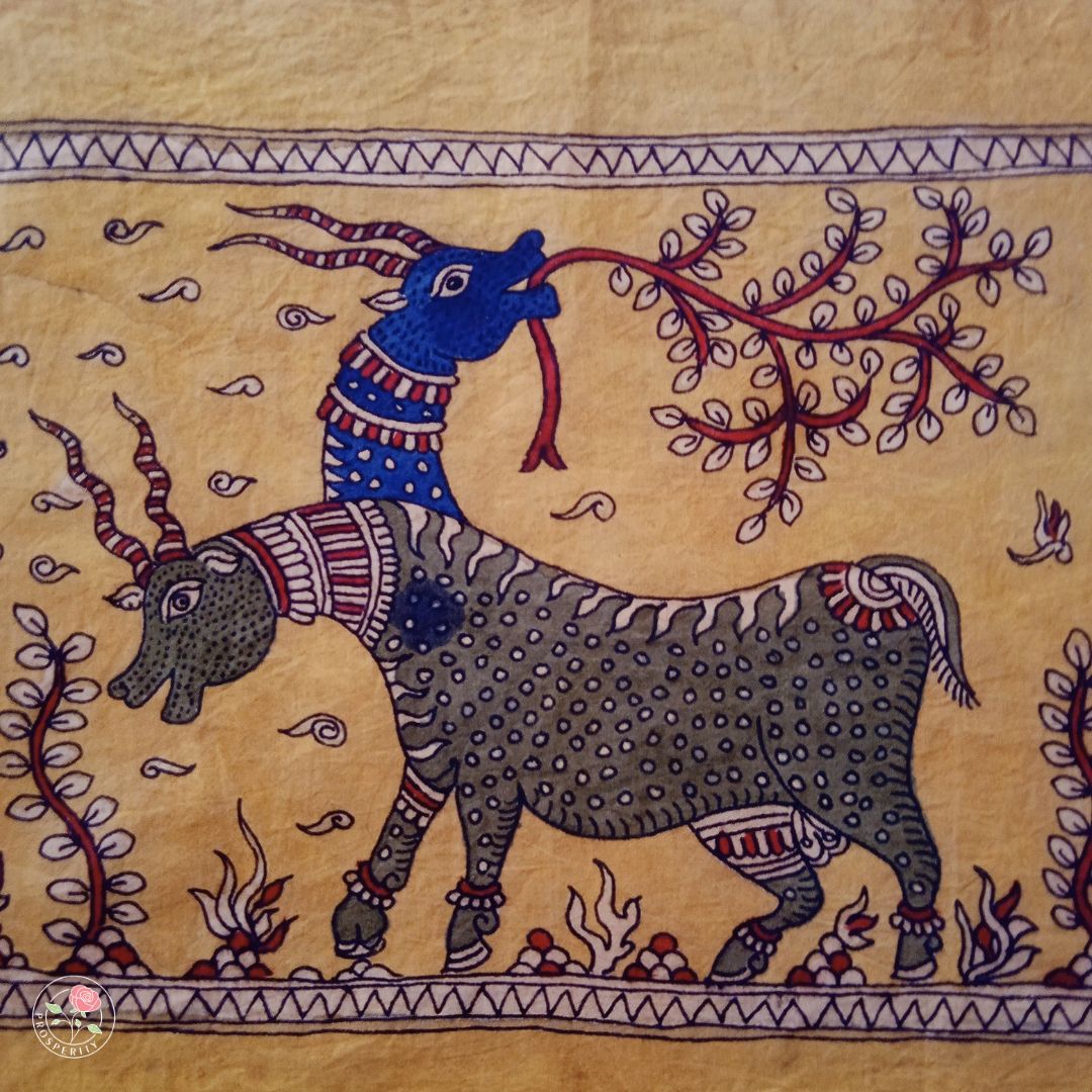 Twin Deers - Mata ni Pachedi Painting