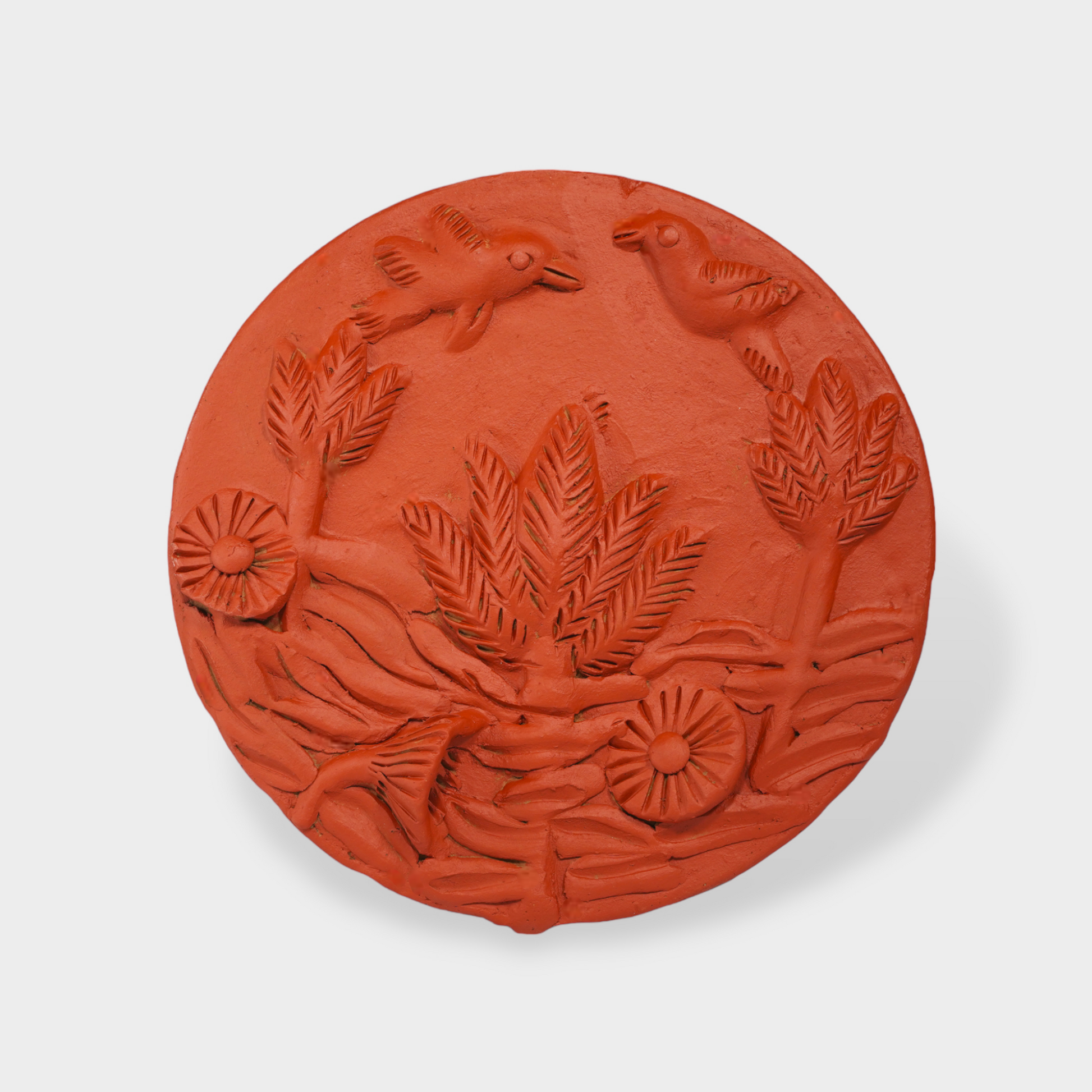 Molela Wall Plate - Lotus Size: 9"