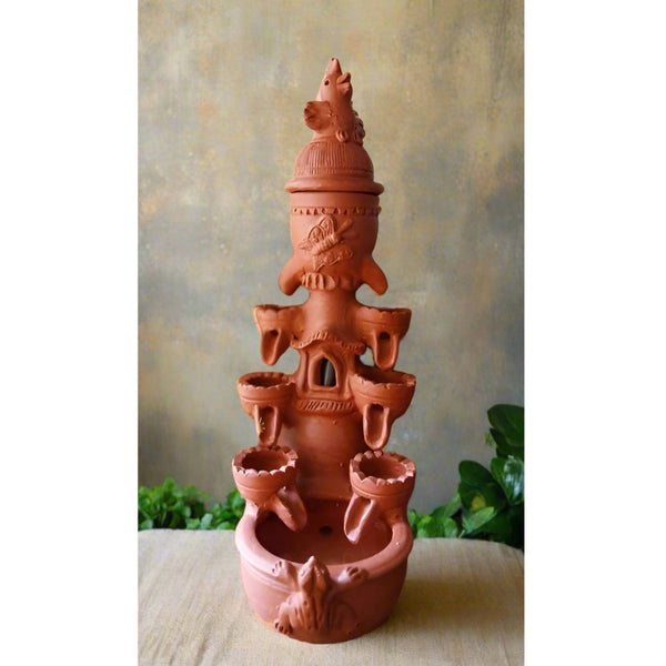 Cuckoo Terracotta Fountain For Garden