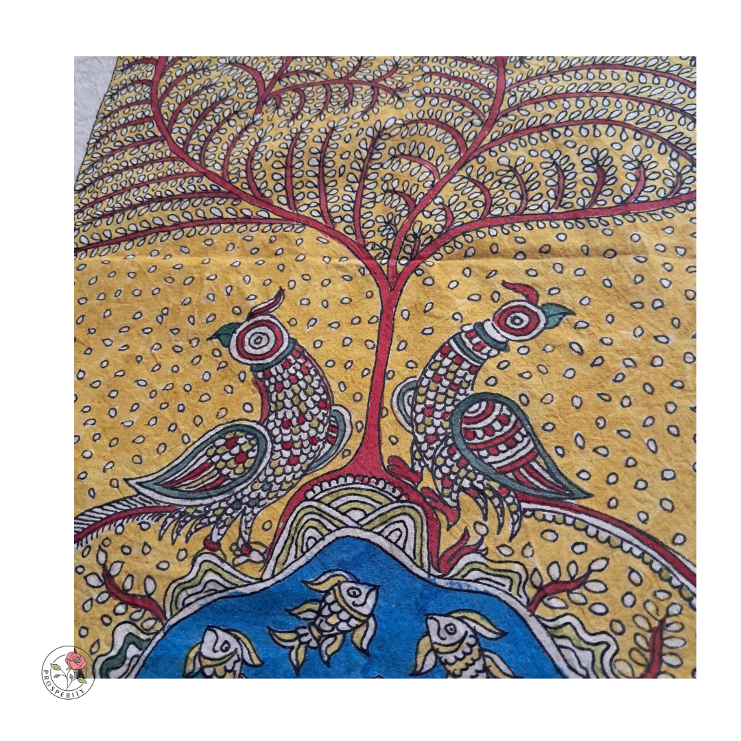Tree of Life 2 - Mata ni Pachedi Painting (15" x 21")