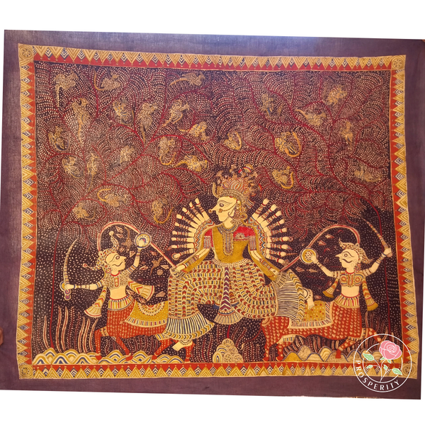 Destroyer of Evil Mata ni Pachedi painting