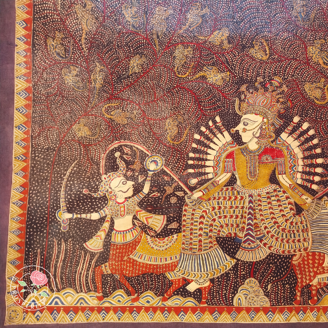 Destroyer of Evil Mata ni Pachedi painting