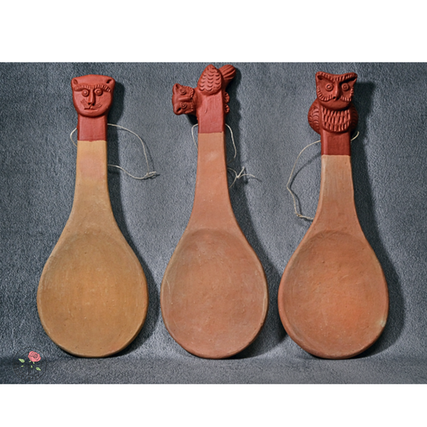 Terracotta spoon