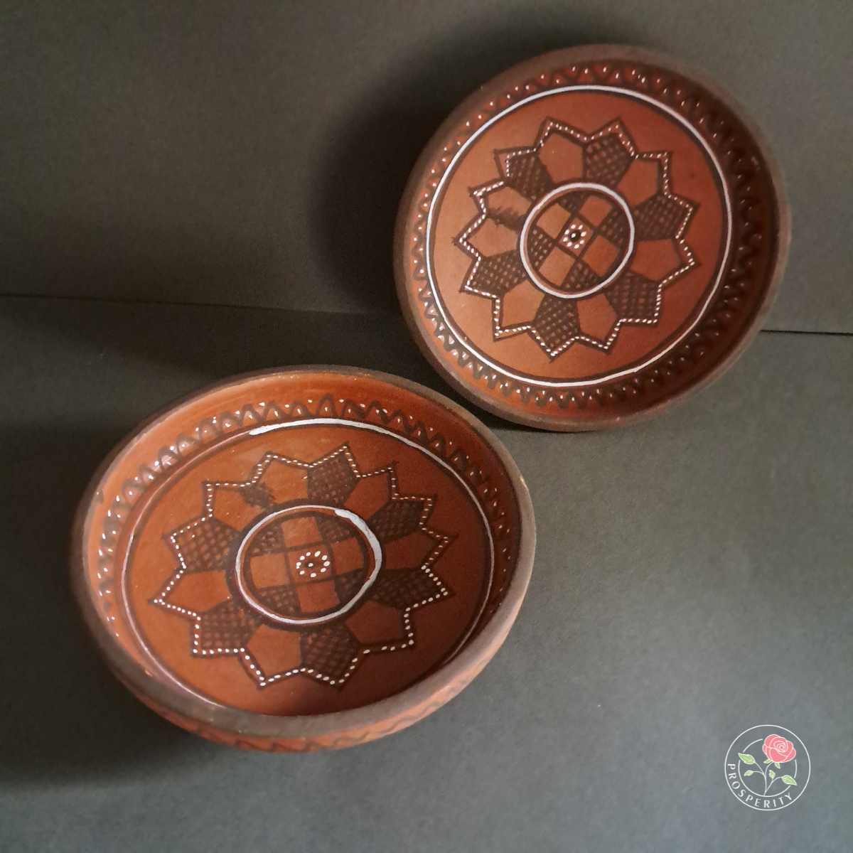 Khavda Plates - Set of 2. Design 1