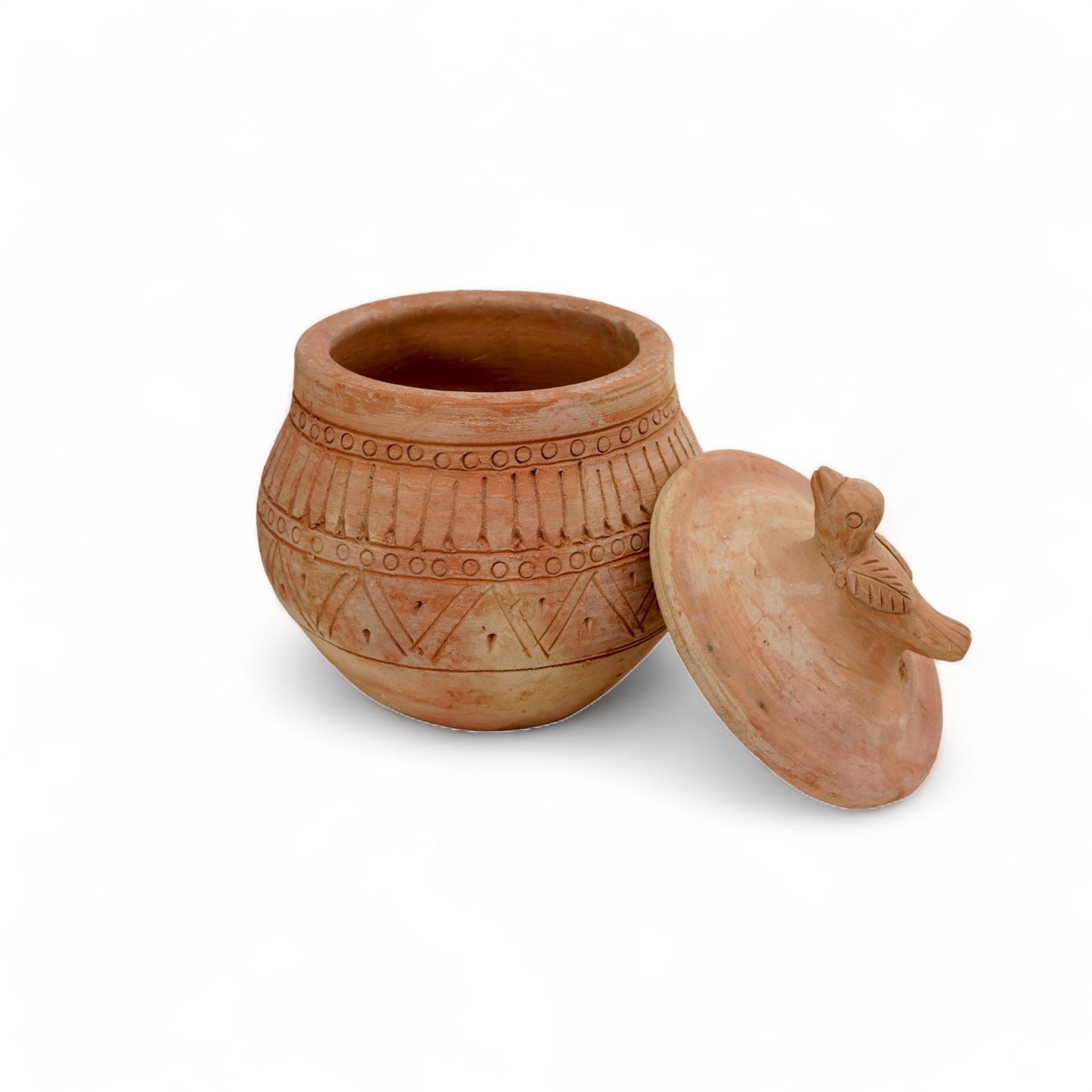 Terracotta Salt/Sugar Jar - Sparrow