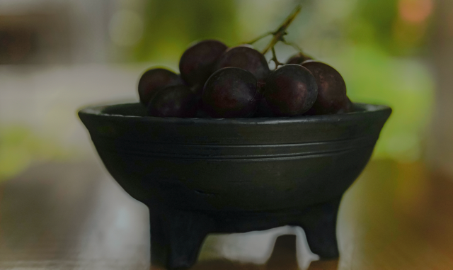 Sawai Madhopur Black Terracotta Berry Bowl/ Colander