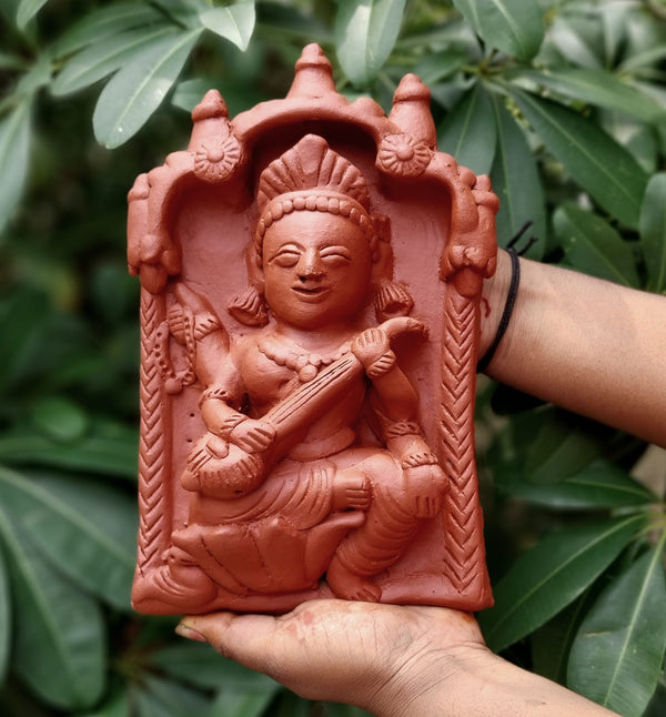 Saraswati - Molela Mini Kalash Panel