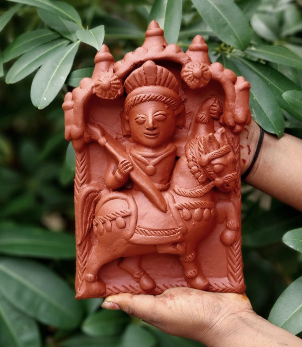 God on Horse - Molela Mini Kalash Panel