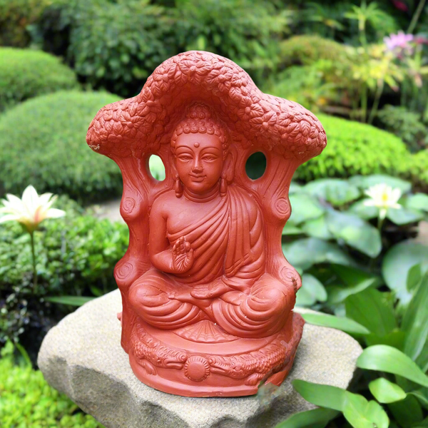 Terracotta Buddha Statue - 20 inch