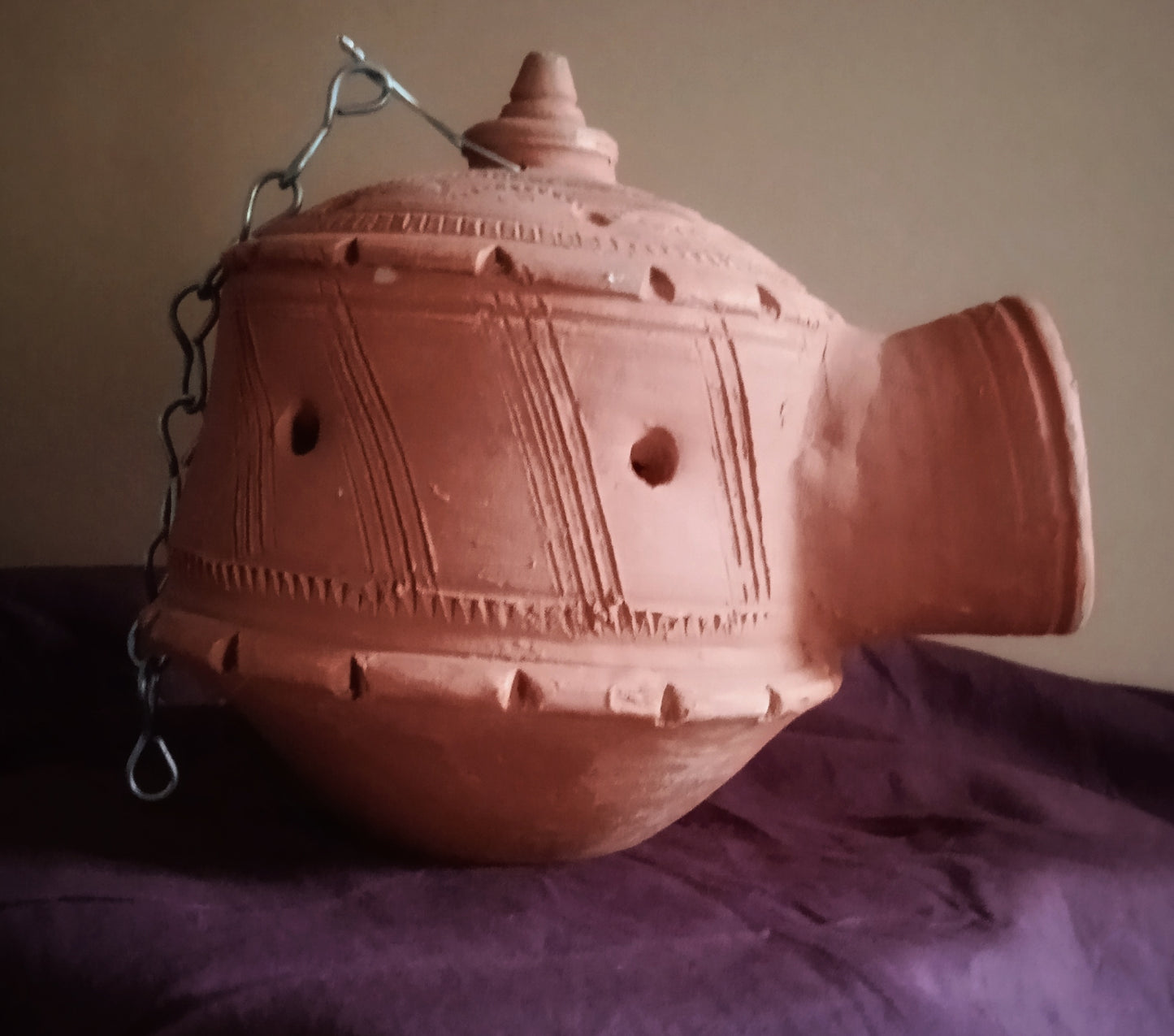 Terracotta Bird House