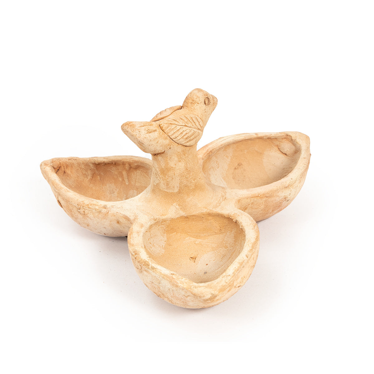 Terracotta Bird Trio spice pinch