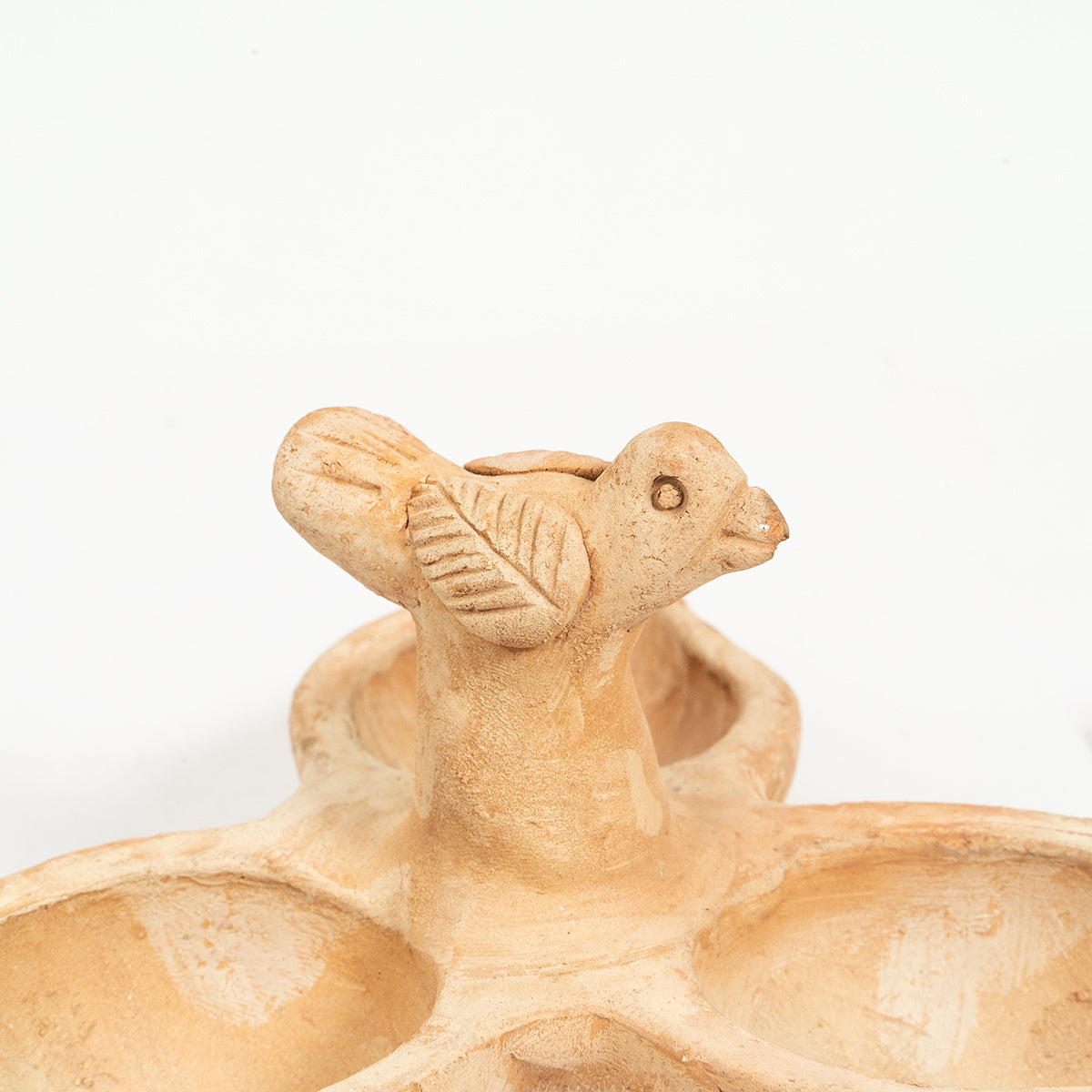 Terracotta Bird Trio spice pinch